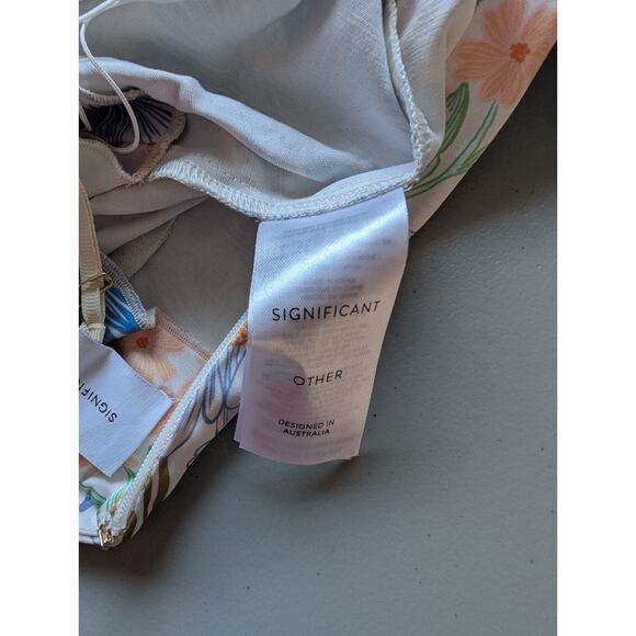 NWT Anthropologie SIGNIFICANT OTHER LANA TIE-BACK JUMPSUIT Size US 2 #MC431 - Picture 10 of 11